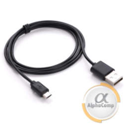 Кабель USB 2.0 (AM/microUSB) 1м черный