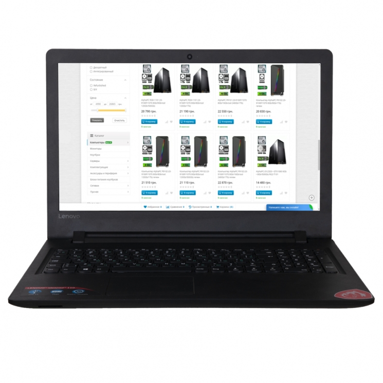 Ноутбук Lenovo ideapad 110-15ISK (15.6" • i3 6006u • 8Gb • ssd 120gb) БУ