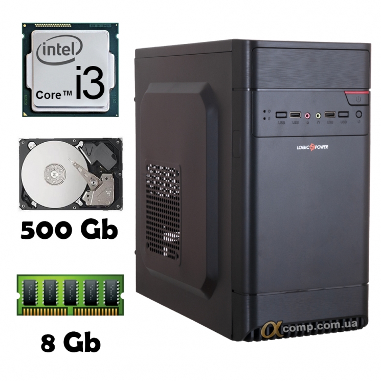 AlphaPC (i3-4130 • 8Gb • 500Gb) R4-T106