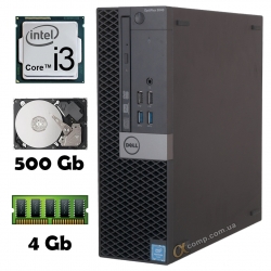 Dell OptiPlex 3040 (i3-6100 • 4Gb • 500Gb) SFF