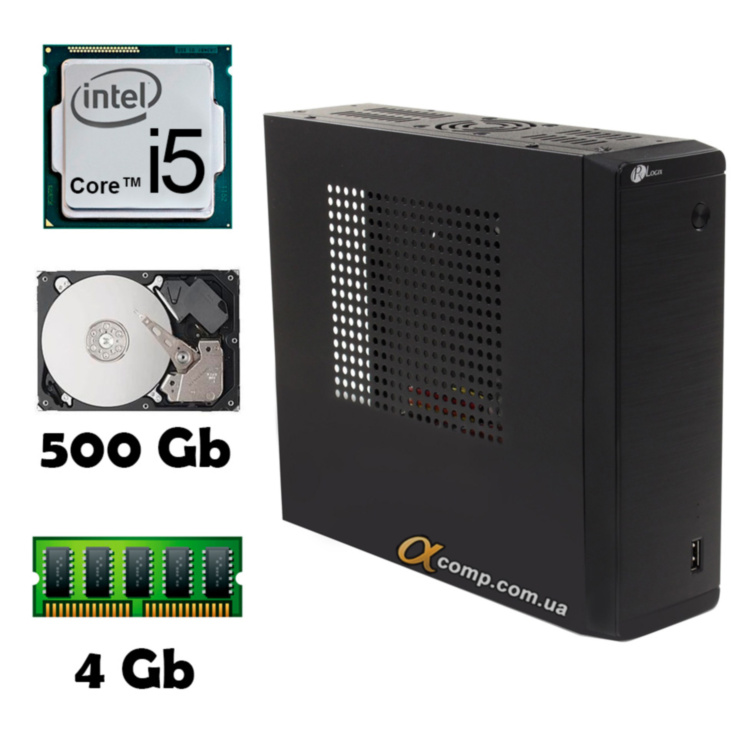 Компьютер AlphaPC T630 (i5-6500T/4Gb/500Gb) usff renew
