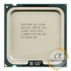 Процессор Intel Core2Duo E7400 (2×2.80GHz • 3Mb • 775) БУ