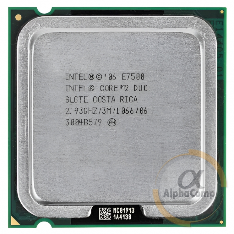 Процесор Intel Core2Duo E7500 (2×2.93GHz • 3Mb • 775) БВ