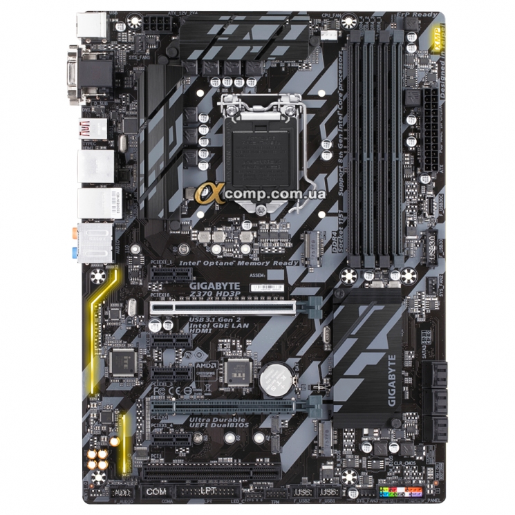 Материнская плата Gigabyte Z370 HD3P (1151-v2 • Z370 • 4×DDR4) БУ