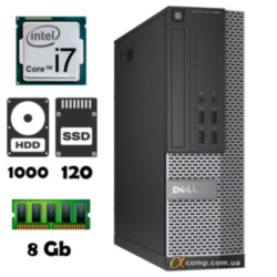 Компьютер Dell 7020 (i7-4770/8Gb/1Tb/ssd 120Gb) БУ