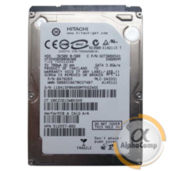 Жесткий диск 2.5" 500Gb Hitachi HTS545050B9A300 (8Mb/5400/SATAII) БУ