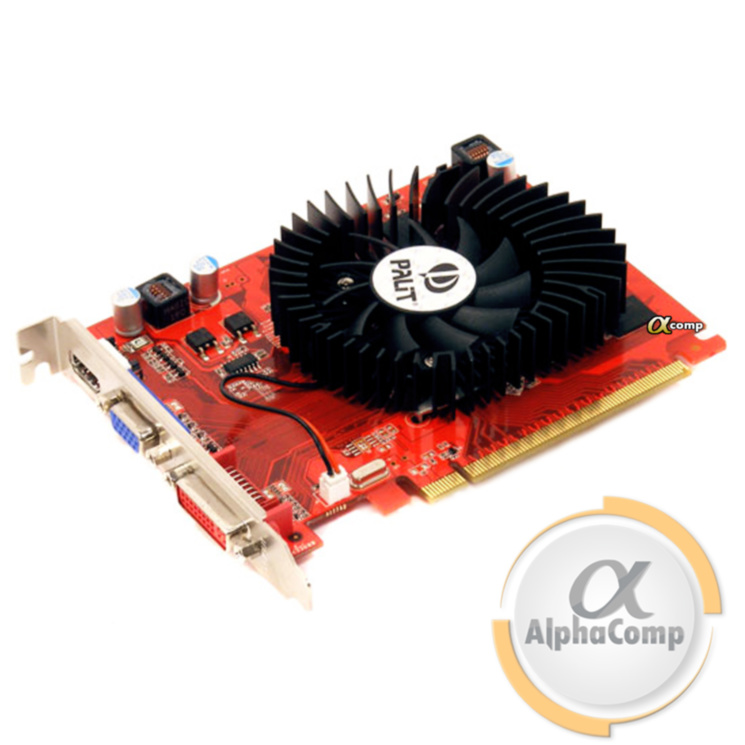 Видеокарта PCI-E ATI Palit HD2400XT sonic (256Mb/DDR3/64bit/HDMI/VGA/DVI) БУ
