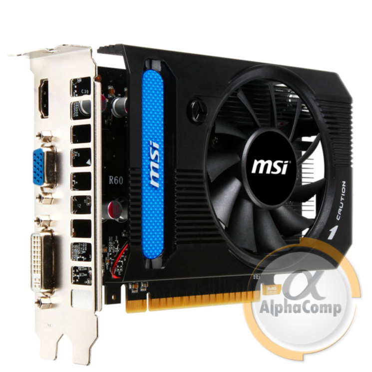 Видеокарта PCI-E NVIDIA MSI GT630 (1Gb/GDDR5/128bit/DVI/VGA/HDMI) БУ