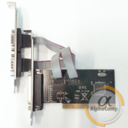 Контроллер PCI - COM/LPT WCH CH353L (EXT: 1xLPT/2xCOM) БУ