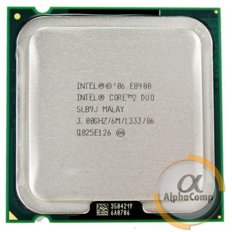 Процессор Intel Core2Duo E8400 (2×3.00GHz • 6Mb • 775) БУ