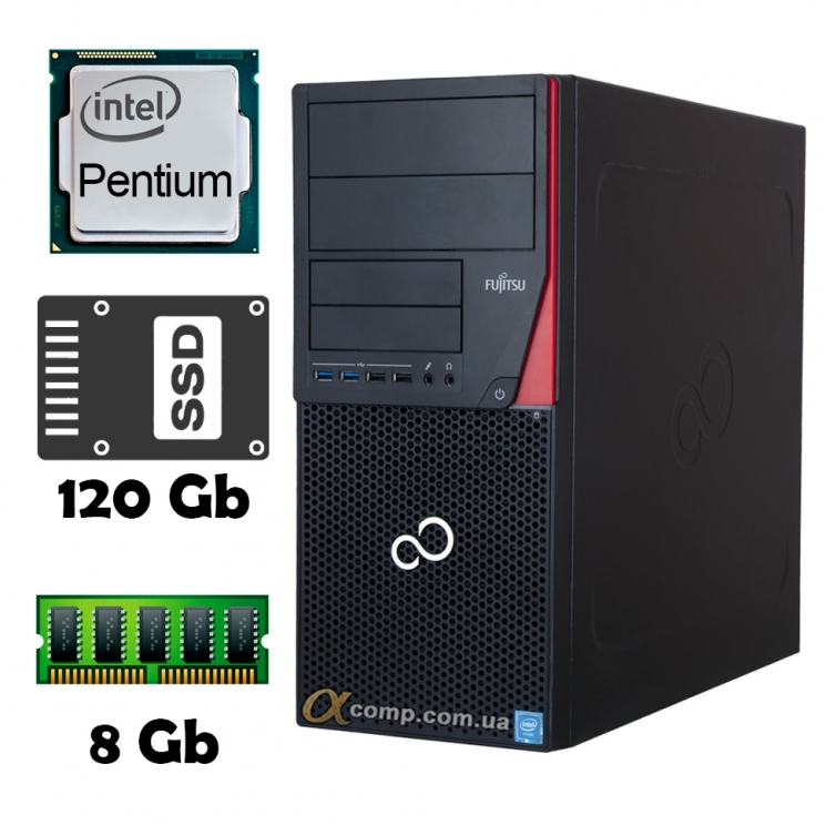 Fujitsu ESPRIMO P756 (Pentium G4400 • 8Gb • ssd 120Gb) БУ