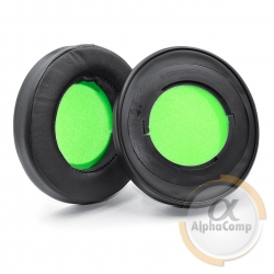 Амбушюры для наушников Razer Kraken 7.1 V2 round черные/зеленые круглые