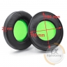 Амбушюры для наушников Razer Kraken 7.1 V2 round черные/зеленые круглые