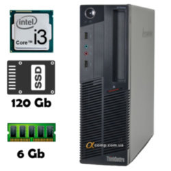 Компьютер Lenovo M90p (i3-530/6Gb/ssd 120Gb) desktop БУ•