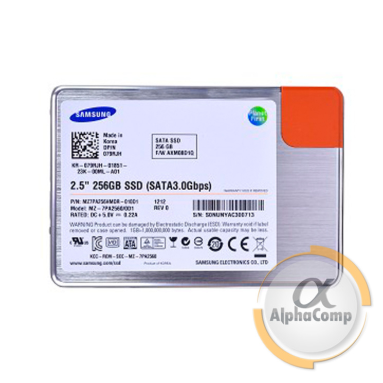Накопитель SSD 2.5" 256GB Samsung MZ-7PA2560/0D1 (SATAIII) БУ