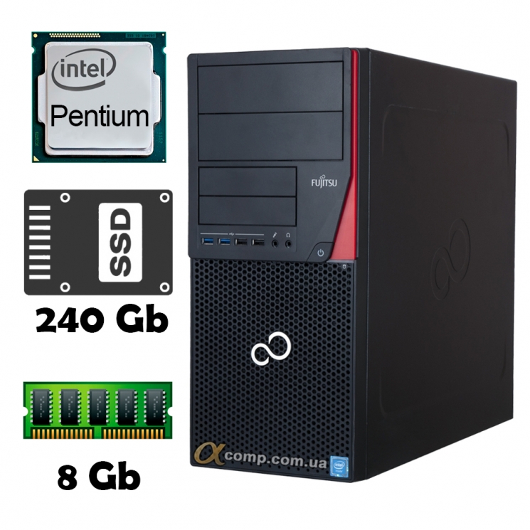 Fujitsu ESPRIMO P756 (Pentium G4400 • 8Gb • ssd 240Gb) БУ