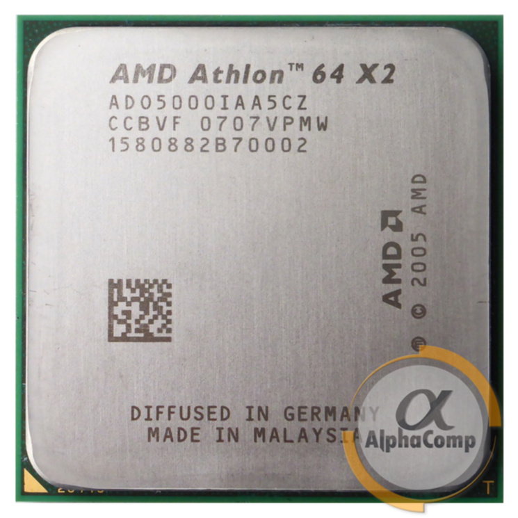 Процессор AMD Athlon 64 X2 5000B (2×2.60GHz/1Mb/AM2) БУ