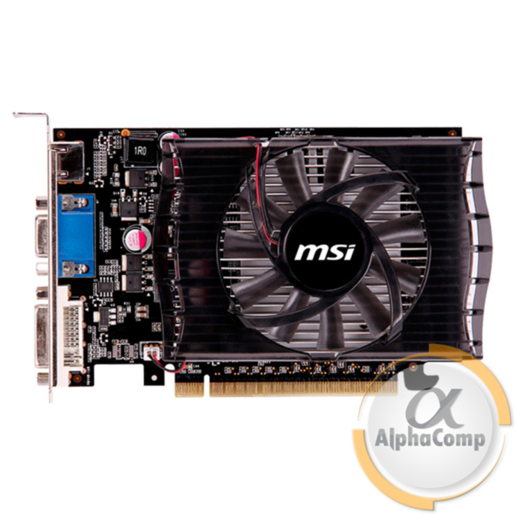 Видеокарта PCI-E NVIDIA MSI GT730 (2Gb/DDR3/128bit/DVI/VGA/HDMI) БУ