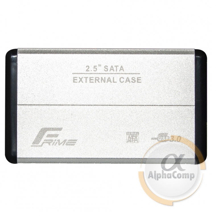 Зовнішня кишеня HDD•SSD 2.5" USB 3.0 Frime Metal Silver (FHE21.25U30)