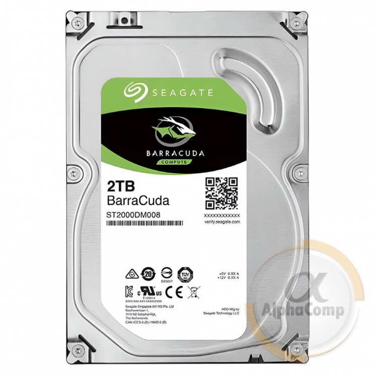 Жорсткий диск 3.5" 2Tb Seagate ST2000DM008 (256Mb • 7200 • SATAIII) БВ
