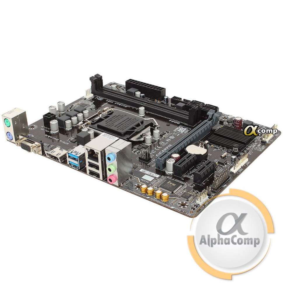 Материнская плата Gigabyte GAH110MH DDR3 (1151 • H110 • 2×DDR3) БУ
