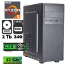 AlphaPC (Ryzen 5 1600 • GTX1060 • 32gb • ssd 240Gb • 2Tb) ARG1-T101