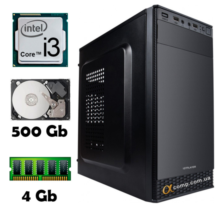 AlphaPC T3101 (i3-3210 • 4Gb • 500Gb) R3-T101