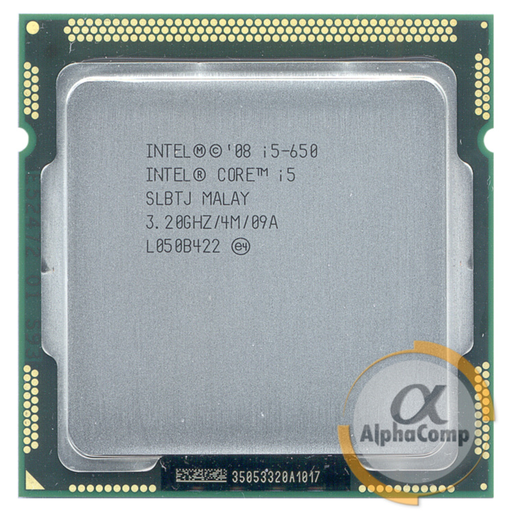 Процессор Intel Core i5 650 (2×3.20GHz/4Mb/s1156) БУ