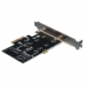 Адаптер Frime M2 на PCI-E 4x NVME NGFF (b&m-key • standart & low profile)