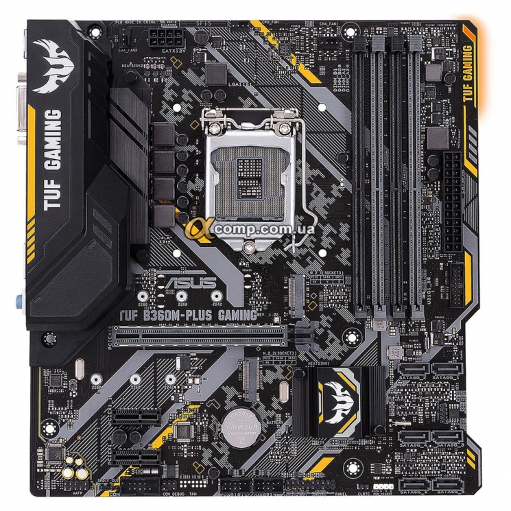 Материнська плата Asus TUF B360M-PLUS GAMING (1151-v2 • B360 • 4×DDR4) БВ