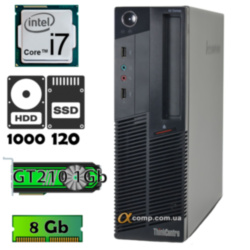 Компьютер Lenovo M90p (i7-860/8Gb/1Tb/ssd 120Gb/GT 210) desktop БУ•