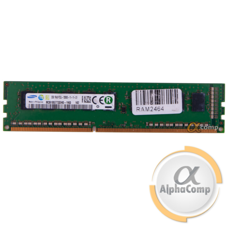 Модуль памяти DDR3 2Gb ECC Samsung (M391B5773DH0-YK0) 1600 БУ