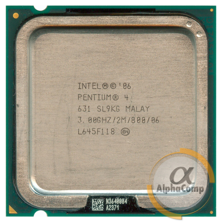 Процессор Intel Pentium 4 631 (1×3.00GHz/2Mb/s775) БУ