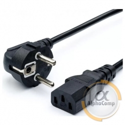 Кабель питания 220v (евровилка) C13 1.8м