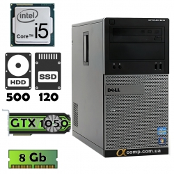 Dell Optiplex 3010 (i5 3330 • GTX1050 • 8Gb • 500Gb • ssd 120Gb) MT