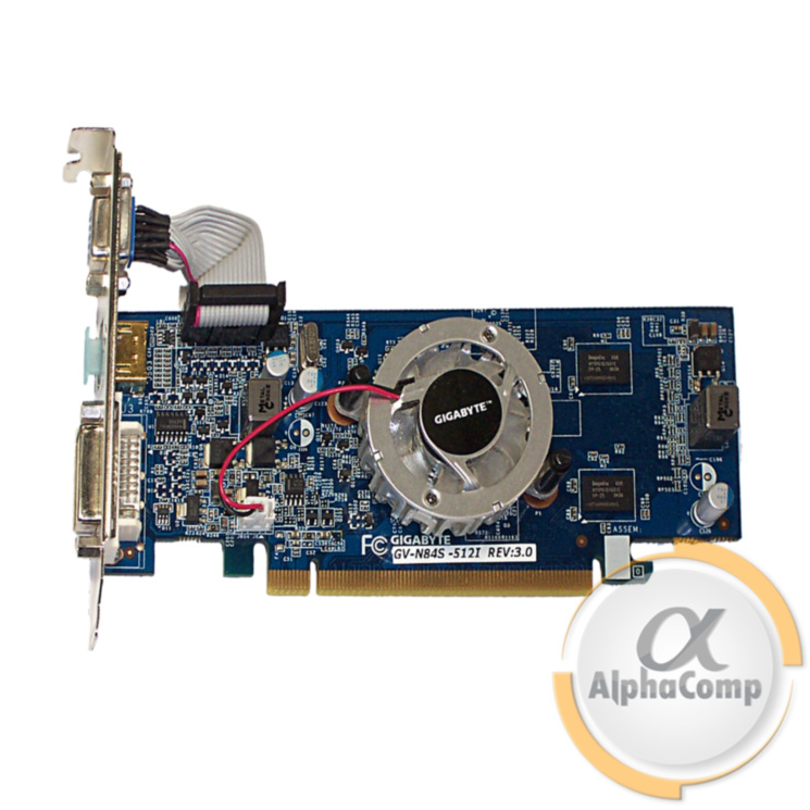 Видеокарта Gigabyte 8400GS (512Mb • GDDR2 • 64bit • DVI • VGA • HDMI) БУ