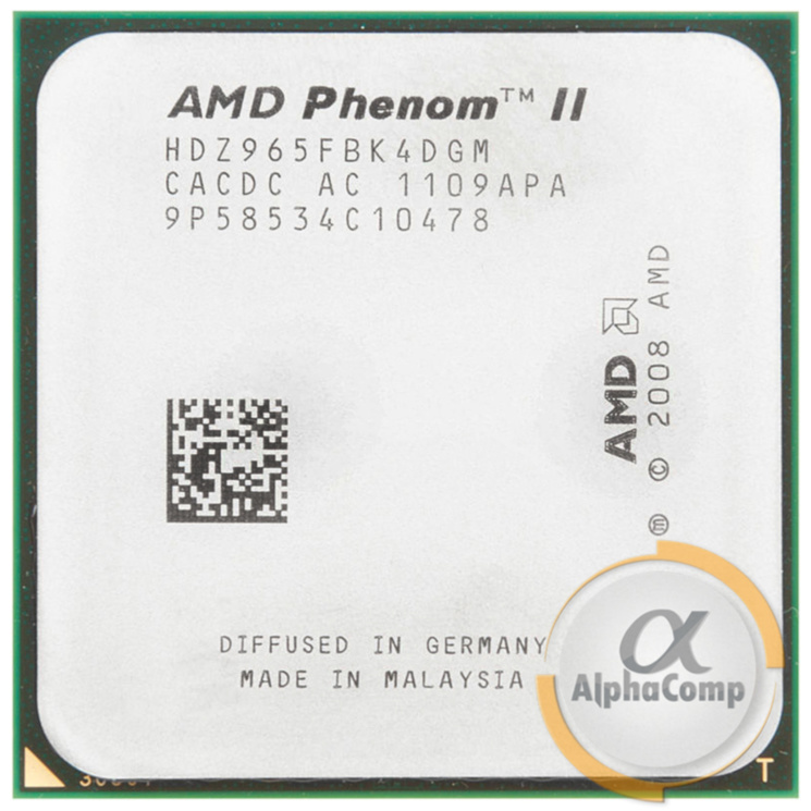 Процессор AMD Phenom II X4 965 (4×3.40GHz/6Mb/AM3) Black Edition 125W БУ