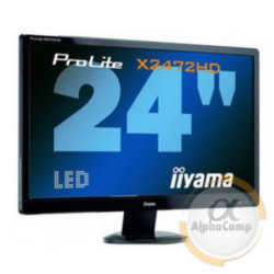 Монитор 24" Iiyama ProLite E2472HDS (VA/16:9/VGA/DVI/HDMI) class A БУ