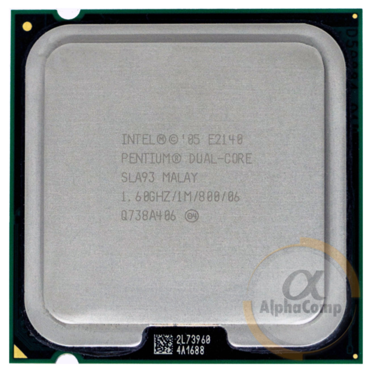 Процессор Intel Pentium Dual Core E2140 (2×1.60GHz/1Mb/s775) БУ