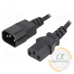 Кабель живлення 220v (UPS • подовжувач кабелю) C13-C14  1.8м