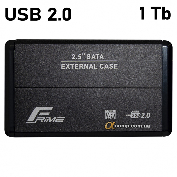 Внешний HDD 2.5" Frime 1Tb USB 2.0 (FHE20.25U20) black Ref
