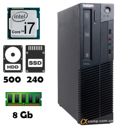 Lenovo ThinkCentre M82 (i7 3770 • 8Gb • 500Gb • ssd 240Gb) dt