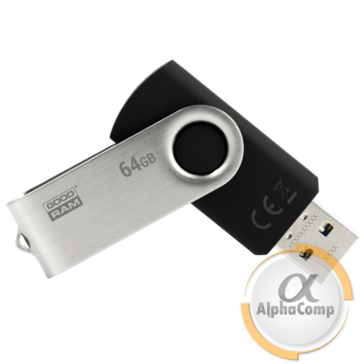 USB Flash 64GB Goodram UTS3 Twister (UTS3-0640K0R11) USB3.0 Black