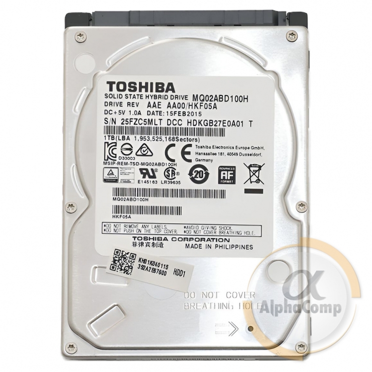 Жесткий диск 2.5" 1Tb Toshiba MQ02ABD100H (128Mb • 5400 • SATAIII) БУ