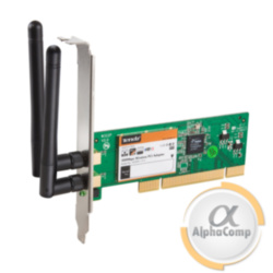 Адаптер PCI WiFi Wireless Tenda W322P v2.0 (802.11 b/g/n/300M/2 антены) БУ
