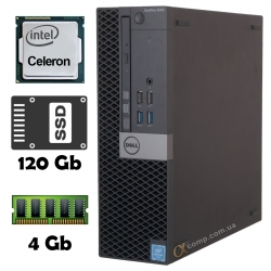 Dell OptiPlex 3040 (Celeron G3900 • 4Gb • ssd 120Gb) SFF