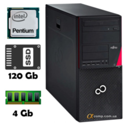 Компьютер Fujitsu P920 (Pentium G3220/4Gb/ssd 120Gb) Tower БУ•