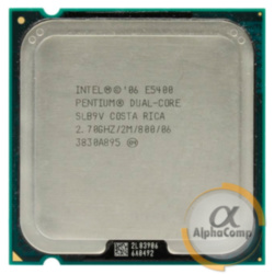Процессор Intel Pentium Dual Core E5400 (2×2.70GHz • 2Mb • 775) БУ