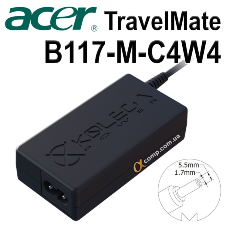 Блок питания ноутбука Acer TravelMate B117-M-C4W4