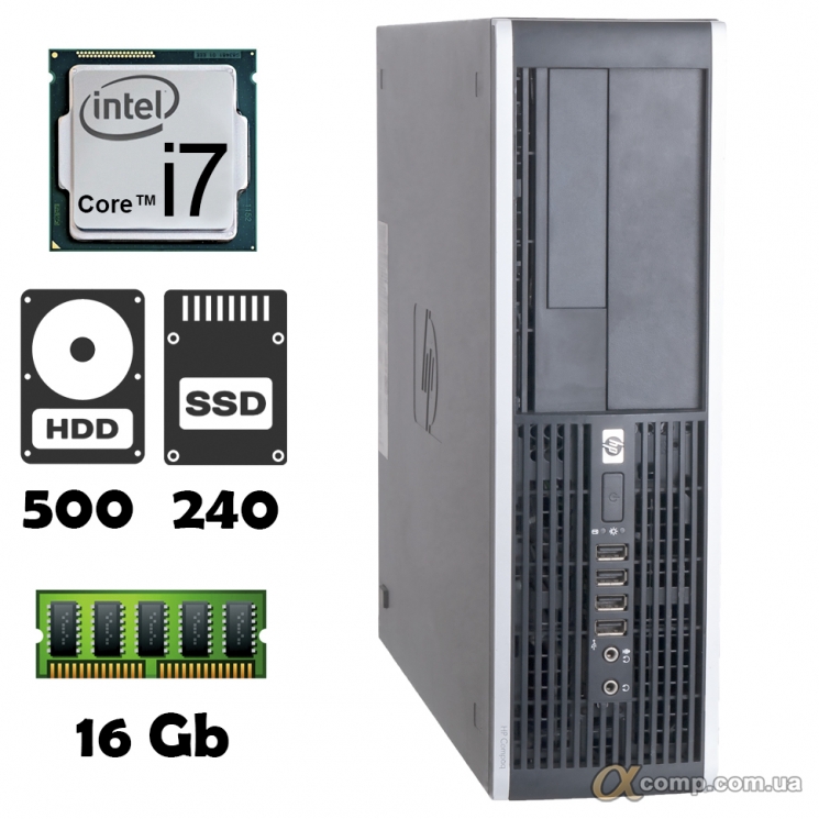 HP 8300 (i7-3770/16Gb/500Gb/ssd 240Gb) БУ